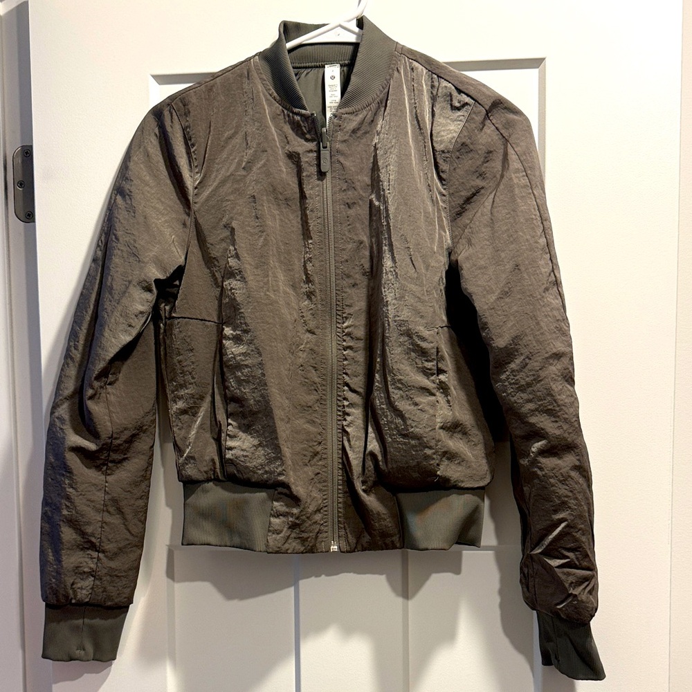 lululemon non-stop bomber jacket